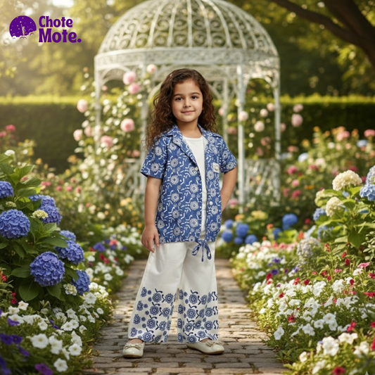 Article 40142: Designer Floral Print 2pcs Suit for Girls